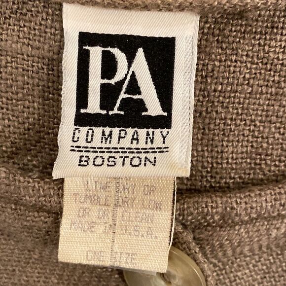 PA Company Boston linen blend long sleeve lightweight jacket size L - Picture 6 of 9